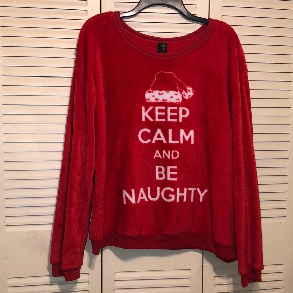 Gold Rush Keep Calm & Be Naughty Sweater